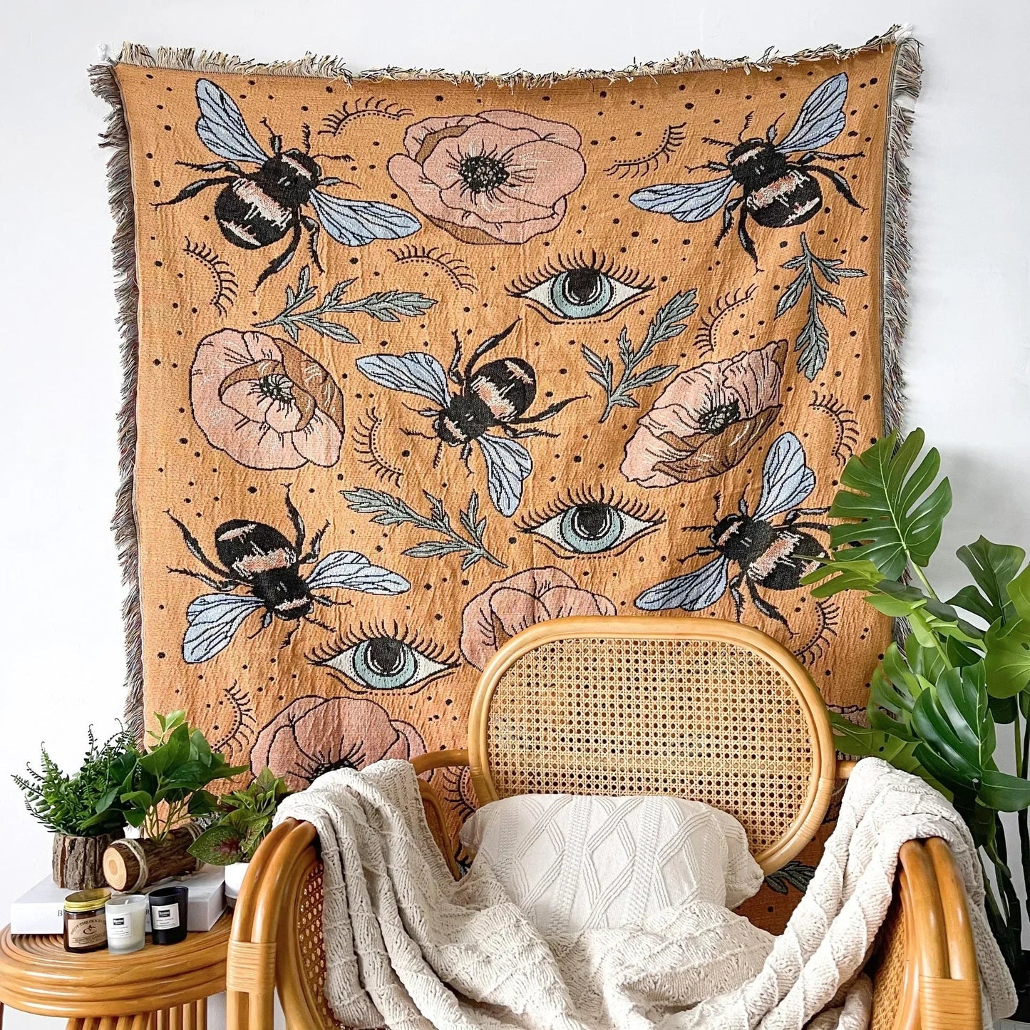 Rynx | Bee & Eyes Garden Blanket