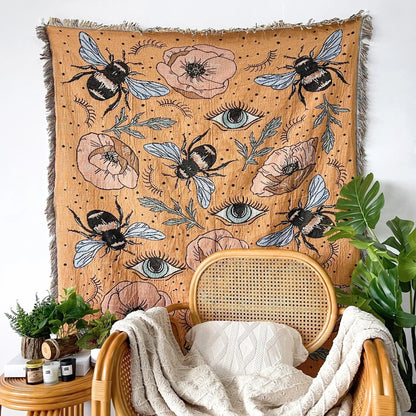 Rynx | Bee & Eyes Garden Blanket