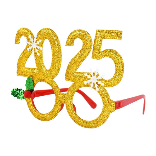 Rynx Christmas Photo Props Glasses Frames Headband Kids Adults New Year's Headwear Christmas Party Decoration Navidad Gift