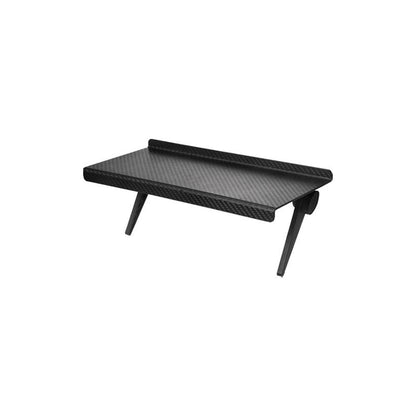 Rynx | Multifunctional adjustable media shelf with cable management - contemporary device holder
