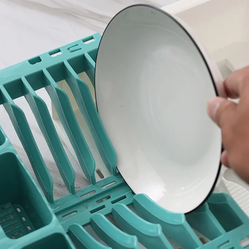 Rynx | Efficient Kitchen Retractable Dish Drain Rack