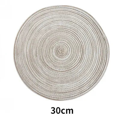 RYNX | 6-piece set anti-slip round placemats