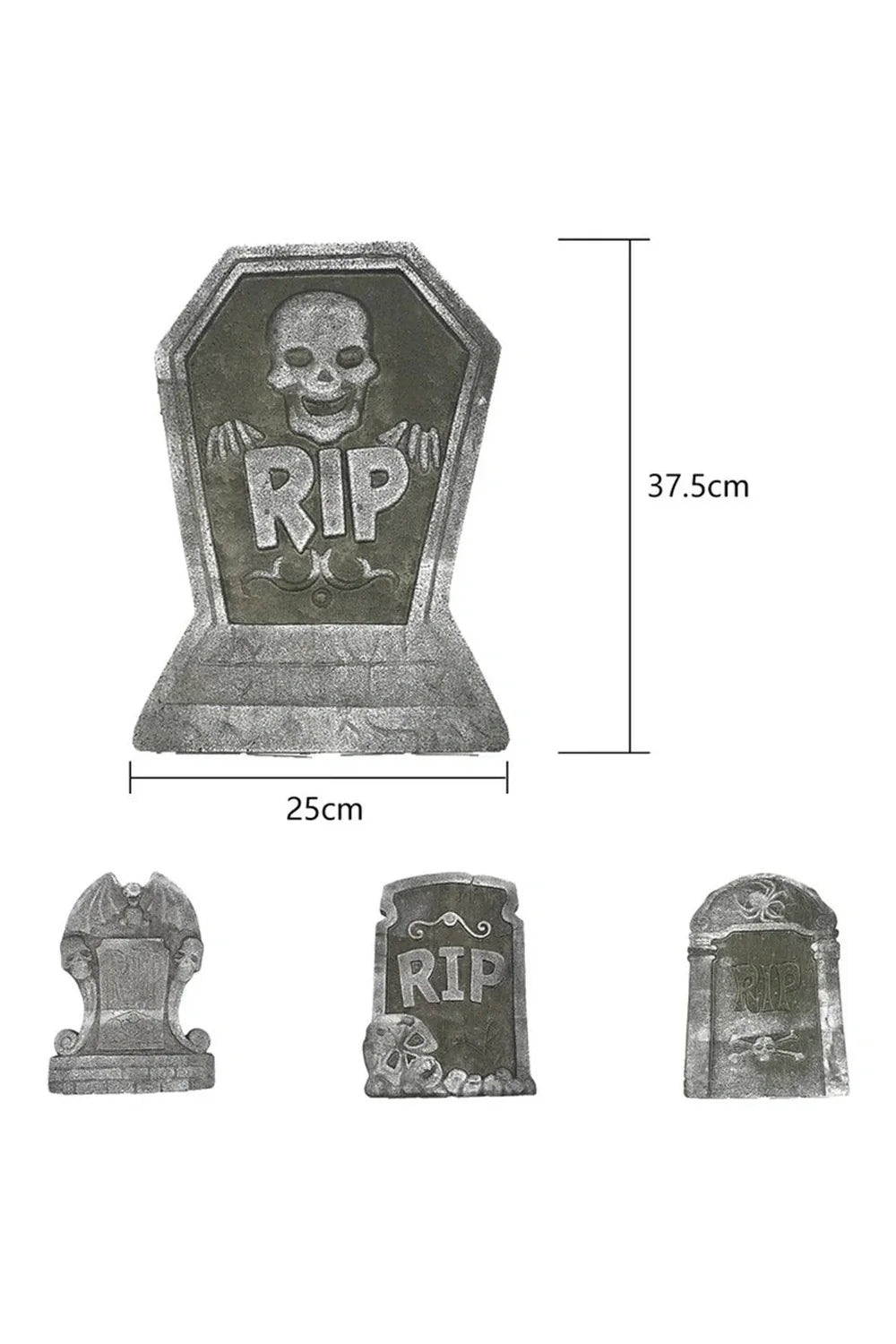 Rynx | Skull RIP Garden Tombstone