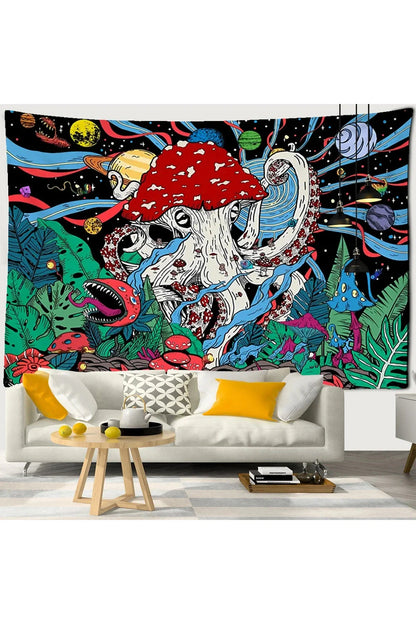 Rynx | Mushroom Wonderland Wall Tapestry