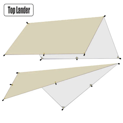 Rynx | Waterproof Camping Tarp - Ultralight Outdoor Sunshade, Tent Awning, and Garden Canopy for Beach and Tourist Use