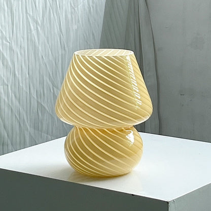 Rynx | LED Desk Lamp in Mushroom Shape made of Glass