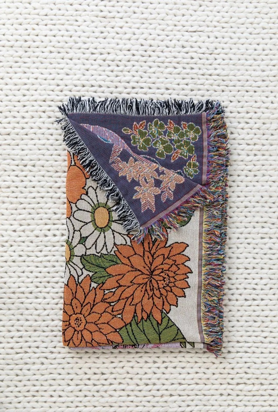 Rynx | Boho Garden Flower Blanket