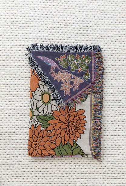 Rynx | Boho Garden Flower Blanket