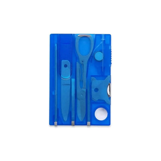 Rynx | Outdoor Camping Multifunctional Swiss Army Knife Card - Multi-Purpose Survival Tool with Lamp, Beauty Suit and Tool Card