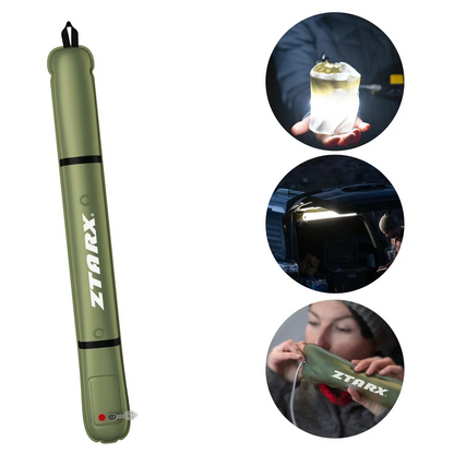 Rynx | Inflatable Solar LED Tube Light - LumiGlow Pro