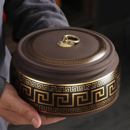 Rynx | Premium Purple Tone Tea Storage Container for Optimal Pu'er Tea Storage
