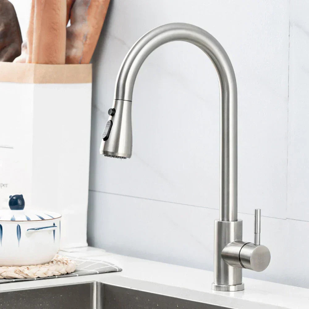 RYNX | Blackstream – Retractable Kitchen Faucet