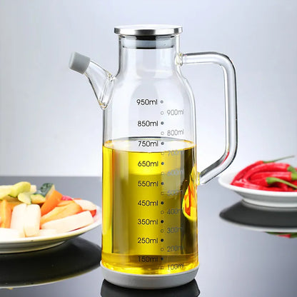 Rynx | Pure Glass Measuring Scale Oil Dispenser  Bottle