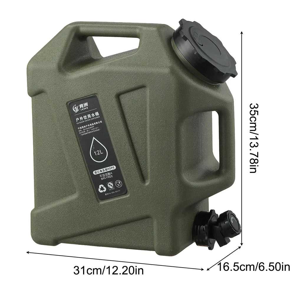 RYNX | Stylish Portable Water Container 12L Green