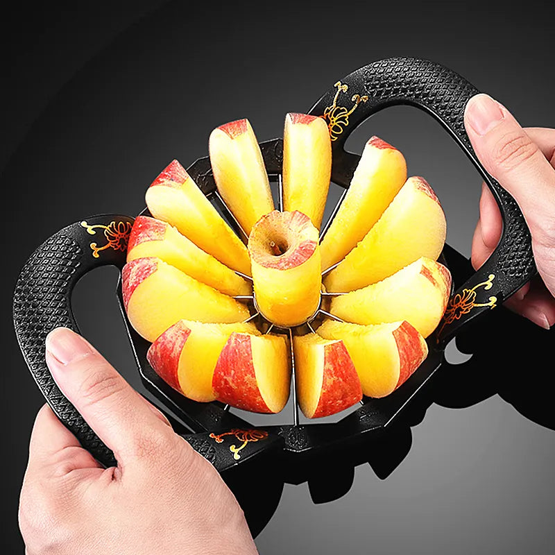 Rynx | Versatile 8-in-1 Stainless Steel Kitchen Tool: Apple Corer, Slicer, Fruit Splitter, Pear Divider, Cutting Knife, Vegetable Chopper, and More!