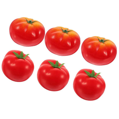 Rynx | Life-like 6-Piece Faux Tomato Collection - Realistic Decorative Props for Home and Retail Spaces