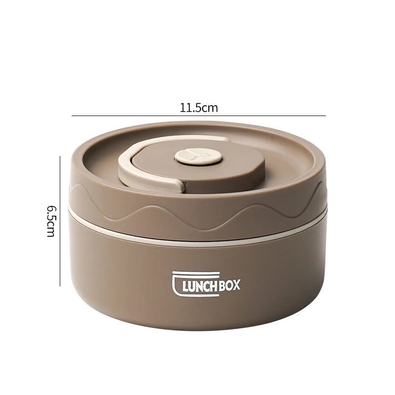 Rynx | Insulated Stainless Steel Lunch Box Set - Microwavable Bento Box with Leakproof Thermal Lunch Bag, Portable Food Container