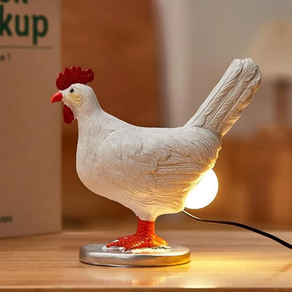 Rynx | Decorative Chicken Night Light – Funny LED Lamp for Easter Home Decor, Soft Warm Light, Battery Operated, Indoor Use