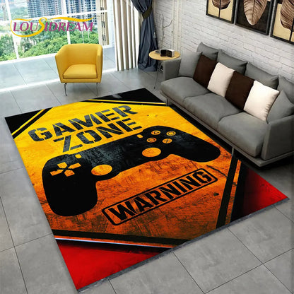 Rynx | Alex 3D Gamer Playmat Carpet - Large Non-Slip Carpet for Kids & Living Room