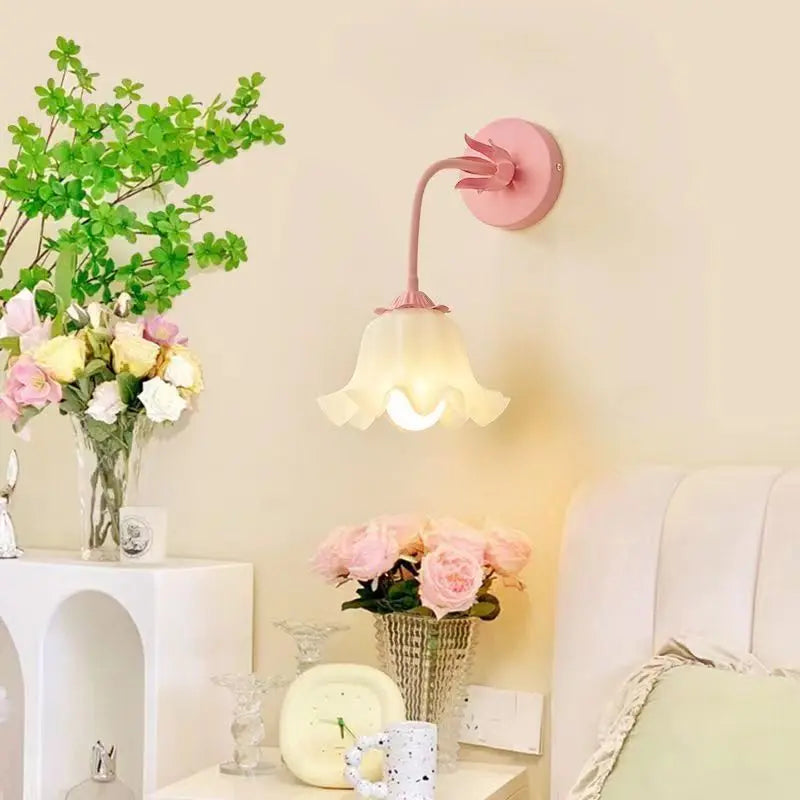 Rynx | FrenchBloom - Wall lamp Bedroom With Floral Design