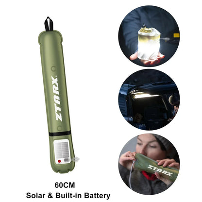 Rynx | Inflatable Solar LED Tube Light - LumiGlow Pro