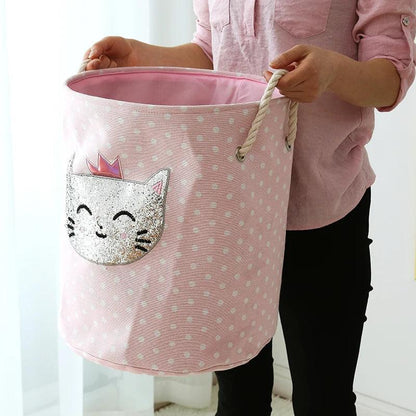 Rynx | Stylish collapsible storage basket made of canvas for children