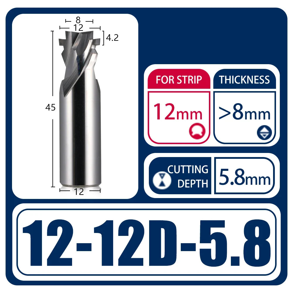 Rynx | 1pcs Neon Light Stripe Milling Cutter - Flexible Silicone LED Slotting Tool for Polystyrene Foam, Acrylic Engraving