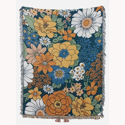 Rynx | Floral Garden Throw Blanket
