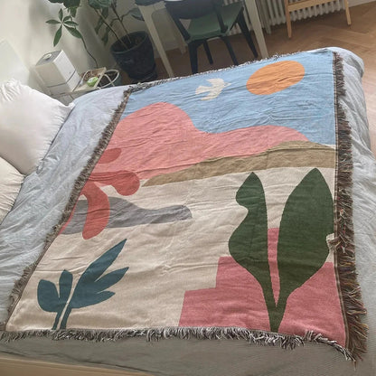 Rynx | Jungle Cats Woven Throw Blanket