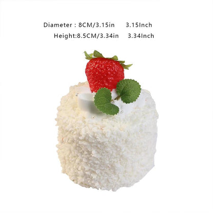 Rynx | Realistic Faux Fruit Cake Model for Home Decor and Photography - 1 pc. FCYY-MIX2