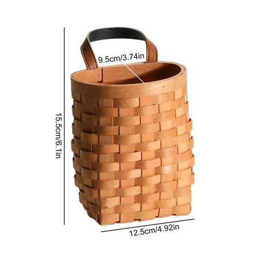 Rynx | Woven Bamboo Wall Baskets for Elegant Plant and Flower Arrangements