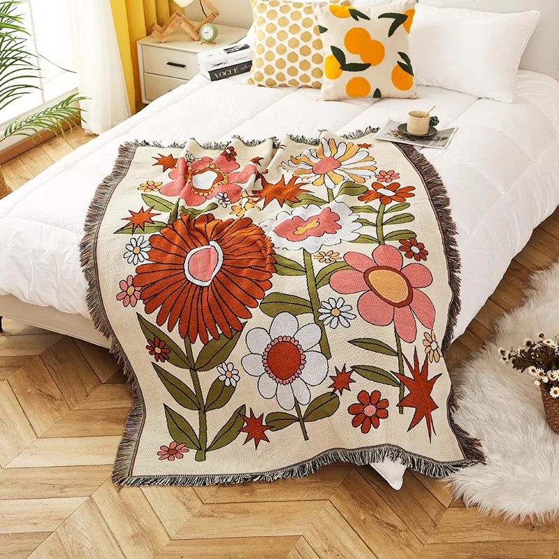 Rynx | Jungle Cats Woven Throw Blanket