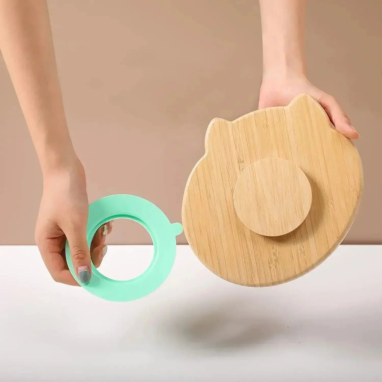 Rynx | Kids Dish Set with Suction Cup Bottom - EcoFeast
