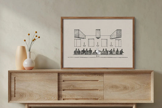 Rynx | last supper canvas poster