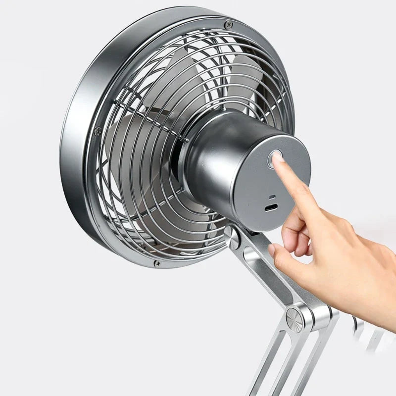 Rynx | Height-Adjustable Stand Compact Turbo Mini Desk Fan