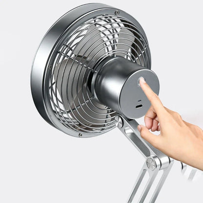 Rynx | Height-Adjustable Stand Compact Turbo Mini Desk Fan