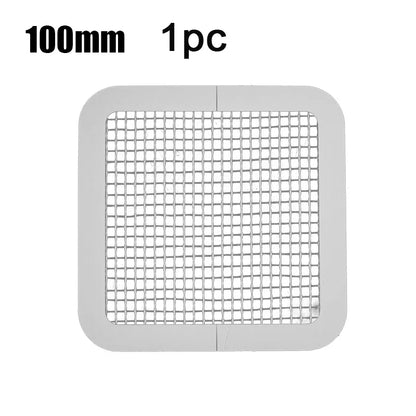 Rynx | Self-Adhesive Shower Drain Hair Catcher - Disposable Mesh Sink Strainer Filter - Cuttable Floor Drain Stickers for Bathroom (10/5m)