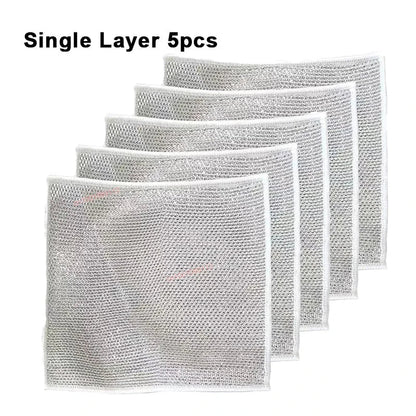 Rynx | Effortless Kitchen Cleaning with Reusable Steel Wire Cleaning Cloth - Say Goodbye to Stubborn Stains and Rust!