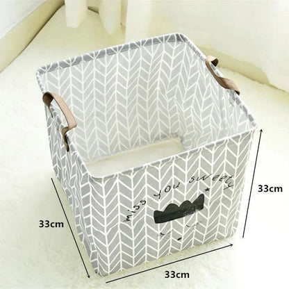 Rynx | Stylish collapsible storage basket made of canvas for children