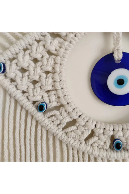 Rynx | evil eye macrame wall hanging