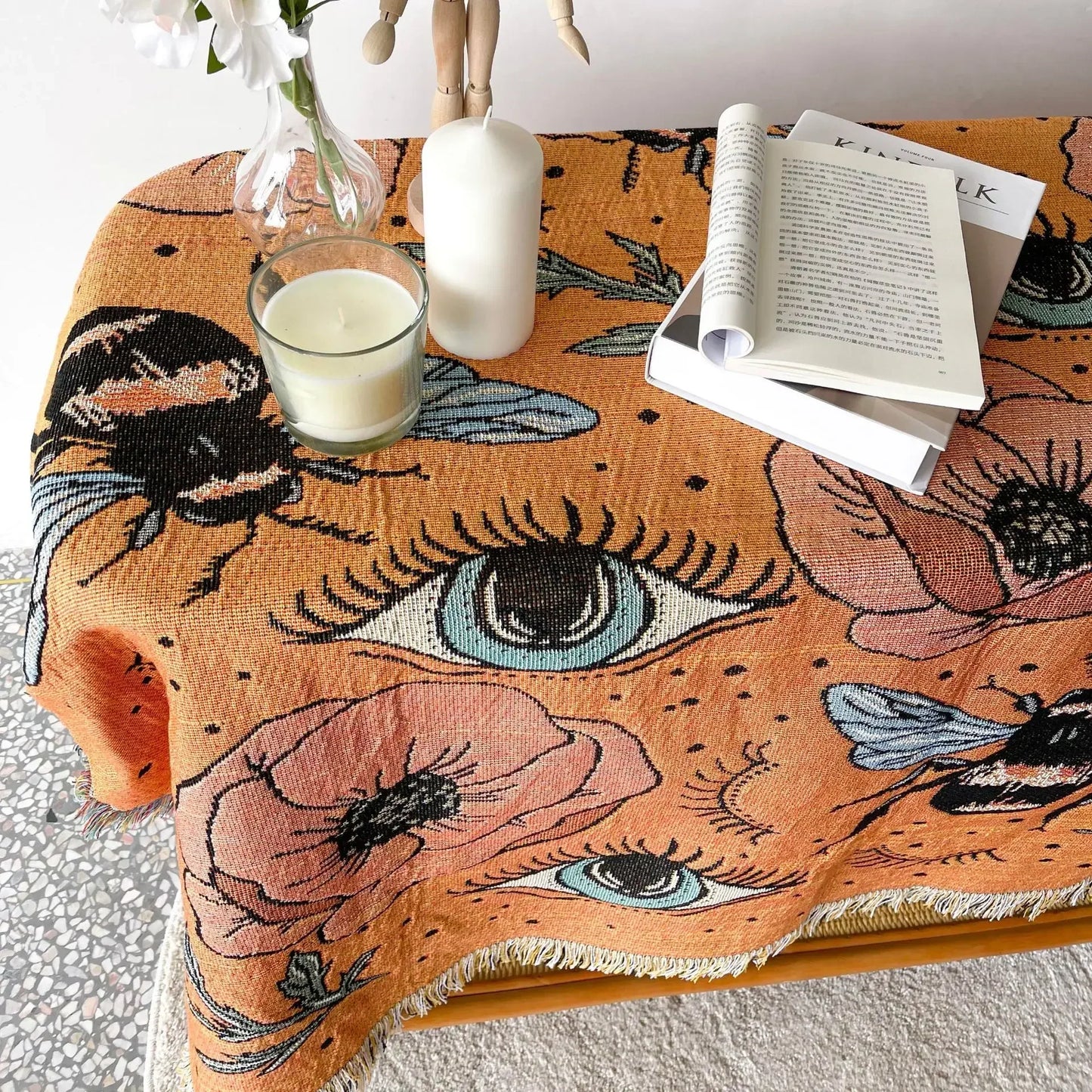 Rynx | Bee & Eyes Garden Blanket
