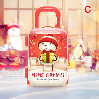 Rynx | Festive Charms in a Box: Christmas Metal Tinplate Mini Suitcase - Your All-in-One Holiday Organizer!