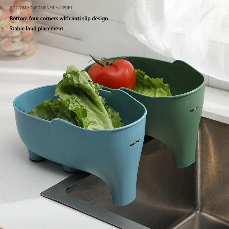 Rynx | Elephant Easy Drain Sink Basket