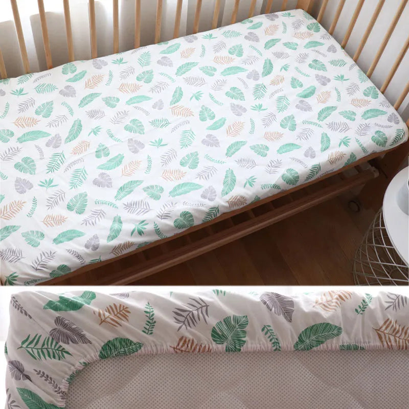 Rynx | Cotton Baby Bed Fitted Sheet Soft Mattress Cover