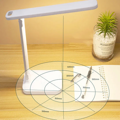 Rynx | IllumaLite LED Table Lamp | Rechargeable 6000mAh | Steplessly dimmable | Foldable Desk Lamp with Touch