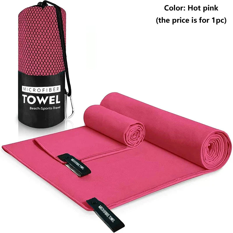 Rynx | Quick-Drying Sports Towel | Swimming Gym Fitness Camping Running Beach Towels | Blue Grey Green Orange