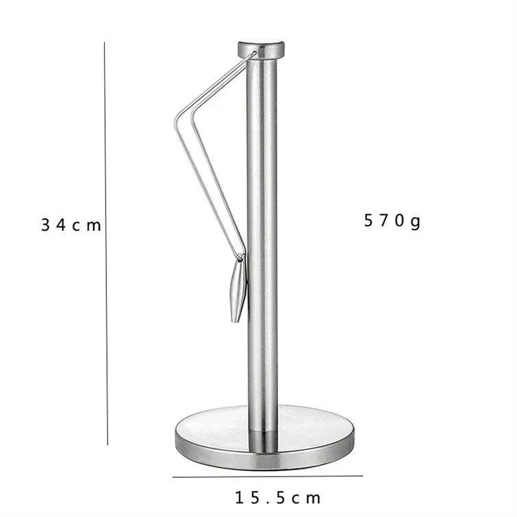 Rynx | Elegant stainless steel paper roll holder for kitchen and bathroom