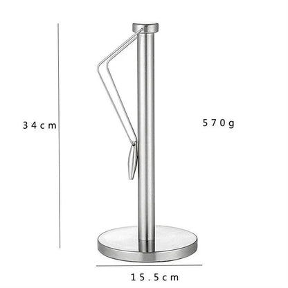 Rynx | Elegant stainless steel paper roll holder for kitchen and bathroom