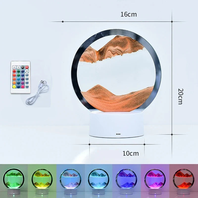 Rynx | Sandscape Lamp 3D Moving Sand Art