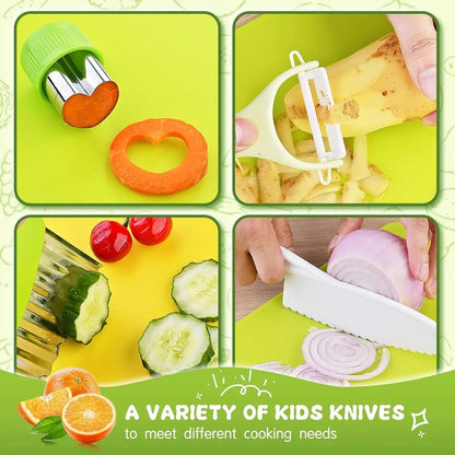 Rynx | Little Chefs Montessori Cooking Set - 13 Safe and Fun Tools for Young Culinary Explorers
